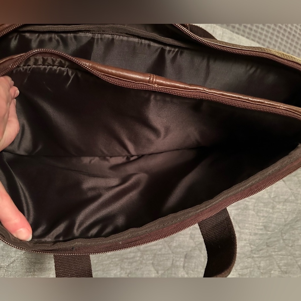 EUC Kenneth Cole Reaction leather-look briefcase laptop bag - Picture 10 of 14